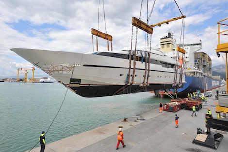 Image for article Sanlorenzo launches three yachts in a week